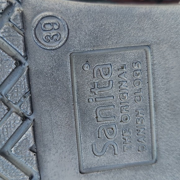 NWOB Sanita Purple Patent Leather Clogs Sole - Picture 11 of 15